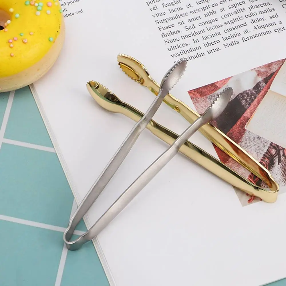 Stainless Steel Party Bread Tea Dessert Bar Utensil Kitchen Accessories Food Serving Clip Ice Tongs Cube Sugar Tongs