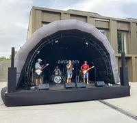 Sale Large Outdoor Inflatable Event Tent Inflatable Stage Cover Marquee for Party, Exhibition,Promotion, Music Festival 2