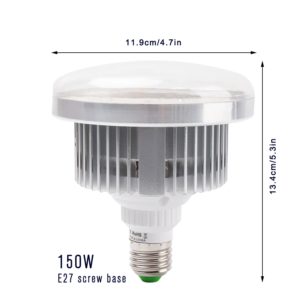 실내 식물용 식물 성장 전구, 식물 성장 상자, 온실 모종, 전체 스펙트럼 260 LED, 150W