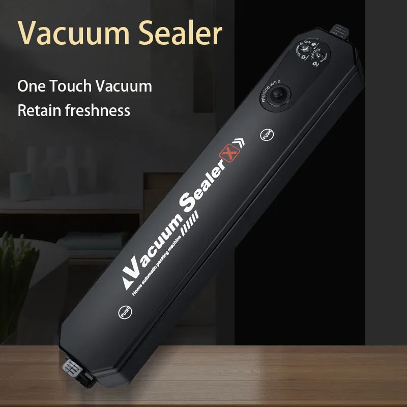 

Electric Food Vacuum Sealer Machine 220V/110V Commercial Home Kitchen Automatic Food Vacuum Sealer Packaging Include 10Pcs Bags