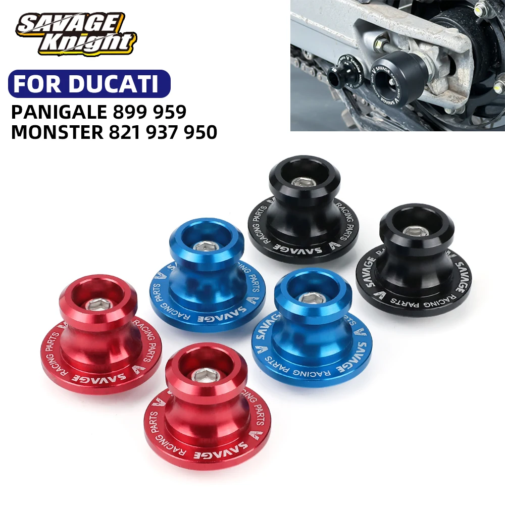 Moto Swingarm Bobine Slider Per Ducati Panigale 899 959 Monster 821 937 950 Plus Moto Wheel Stand Accessori Per Viti