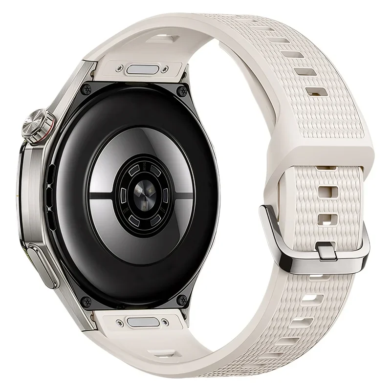Enhanced Product Title: Premium No Gaps Silicone Strap - Breathable Replacement Bracelet Band