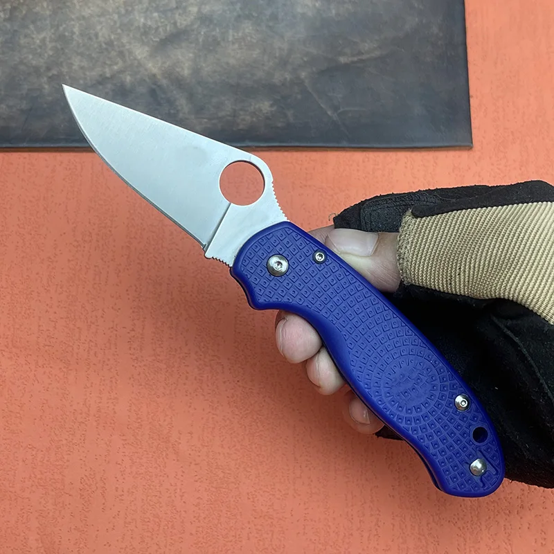 

Spy--der 223 Nylon Handle Bearing Portable Folding Knife Tactical Mini Folding Knife Military EDC Knife Self Defense