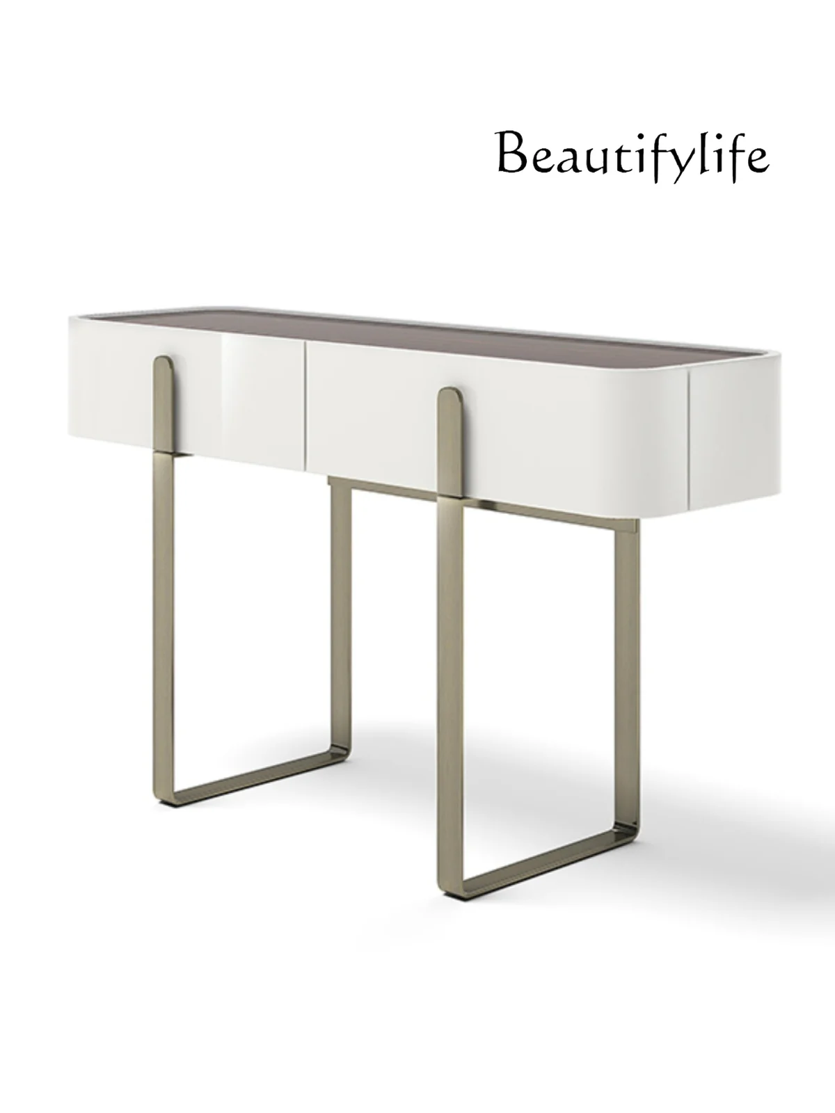 

Italian-Style Light Luxury Bedside Table Simple Modern Small Apartment Bedroom Bedside Cabinet Designer Storage Cabinet