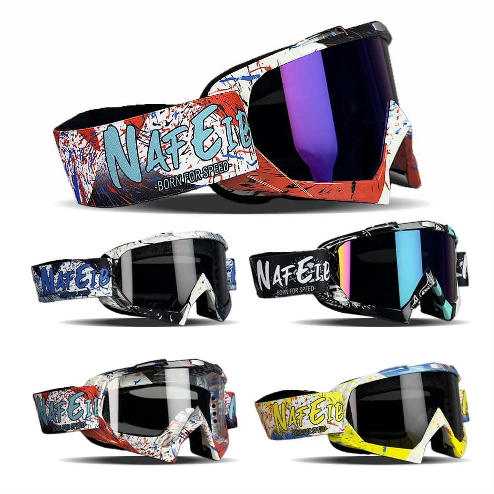 534904-60ba49.jpg N634 ATV Goggles Dirt Bike Motorcycle Motocross MX Riding Glasses UV400 Dustproof Racing Skiing Goggles for Men Women Youth Kids - Image 1