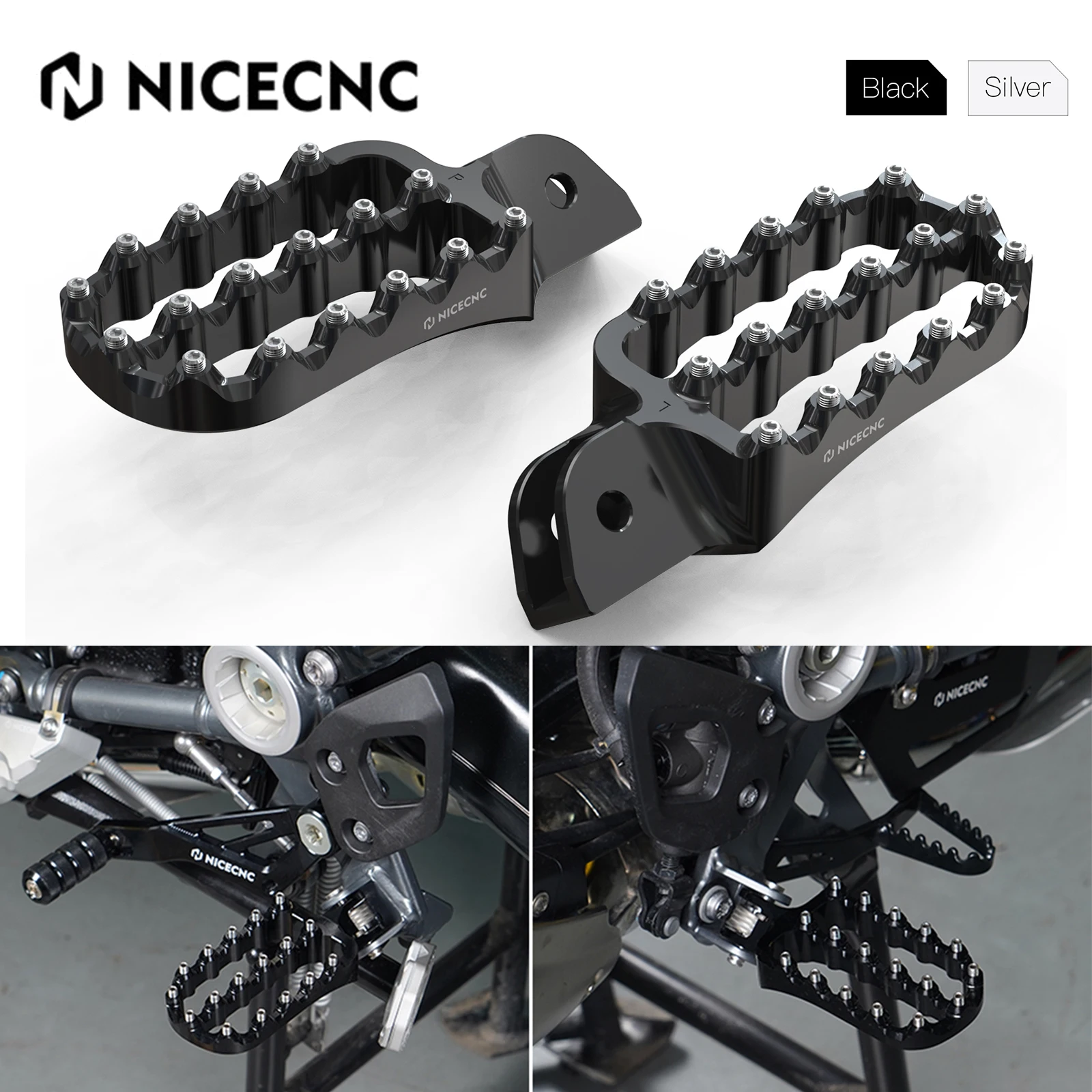 

Foot Pegs Footpeg Footrests Pedal For BMW R 1250 GS 2019-2023 R1250GS Adventure 2019-2024 2022 2023 R 1200 GS R1200GS Adventure
