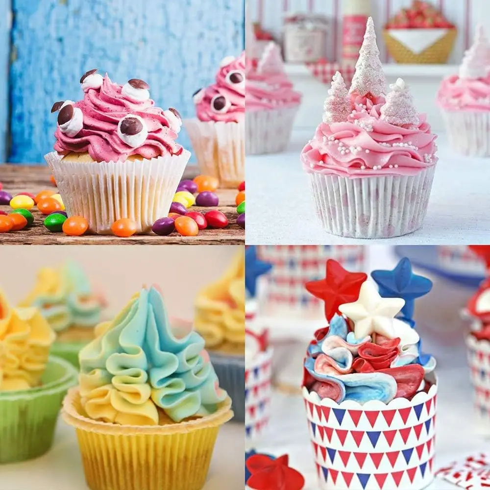 Stainless Steel Cake Icing Nozzles 4Pcs/Set Russian Pastry Icing Piping Nozzles Kit Cake Decorating Tools Baking Pastry Tools