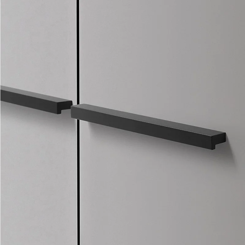 moderno longo cabinet door handles prata ouro 01