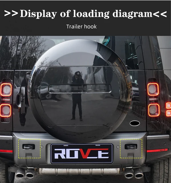 Land Rover ディフェンダー 牽引フック　トレーラーフック Land Rover ディフェンダー 牽引フック トレーラーフック 2個