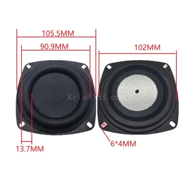 Enhanced Bass Radiator Speaker Diaphragm