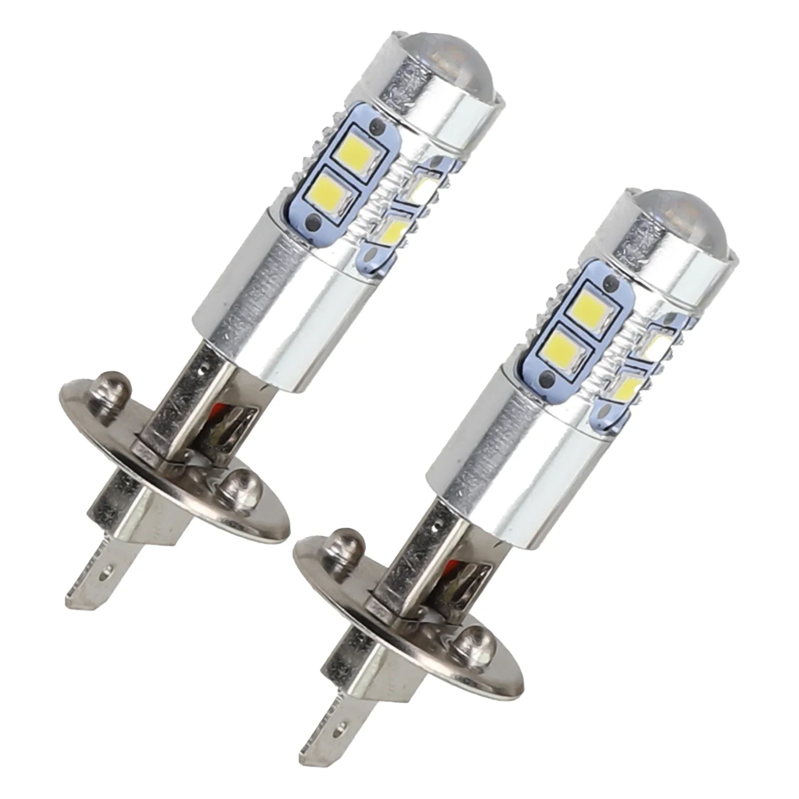 LED 안개등 안개등 주행등 H1, 하이 빔, 로우 10SMD 크리어 LED, DC 12V, 주간 주행등 DRL
