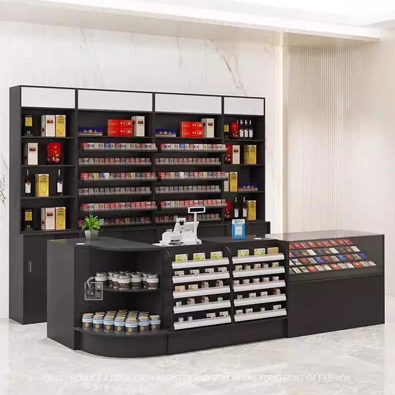 Corner Display Reception Desks Black Counter Minimalist Space Reception Desks Supermarket Classic Mostrador Bar Furniture