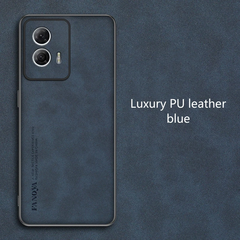 Luxurious Leather Comfort Shockproof Case for Motorola Edge 50 Fusion
