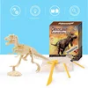 Dinosaur Fossil Excavation Kit Toys Jurassic Animal Skeleton Model Scientific Mining Archaeological Education Game Children Gift 6