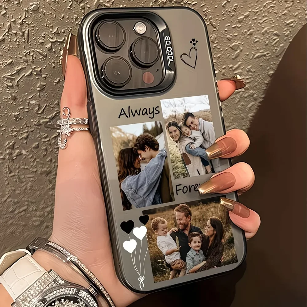 Metallic Armor Matte IMD Shockproof Phone Case - DIY Edition