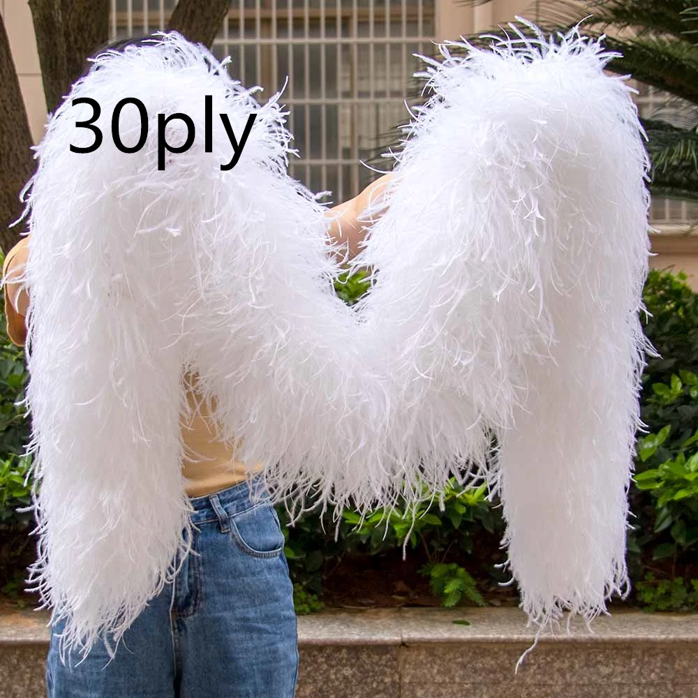 Hot Sale 10Ply Ostrich feather Boa Trims for Costume party Clothing Sewing  Decoration plumas Long feathers Shawl Party Dress Diy - AliExpress