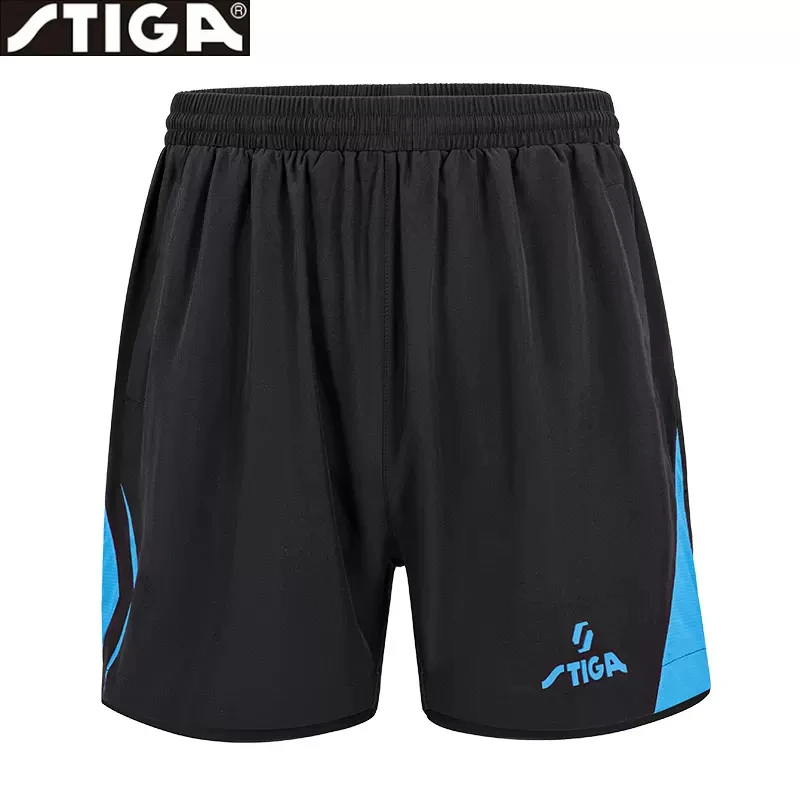 Stiga table tennis shorts new men women sport short sleeve tennis sportswear