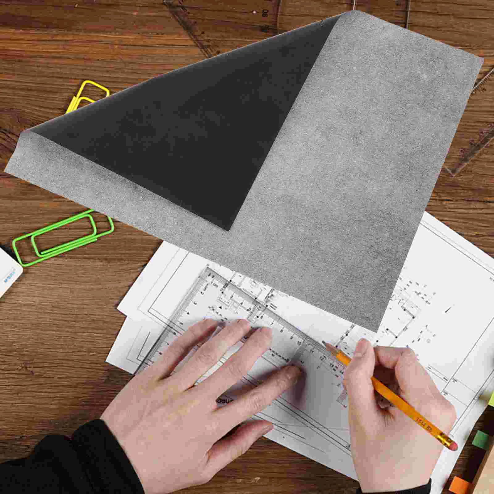 100 Sheets of Graphite Carbon Paper Drawing Tracing Carbon Paper A4 Carbon  Paper - AliExpress