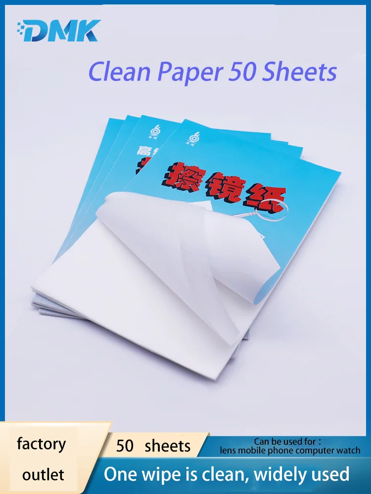 

Laser Lens Cleaning Paper 1pc 50 Sheets Wipes Soft Tissue Cleaning Booklet For Camera Microscope Laser Filter Glass Optics Lens