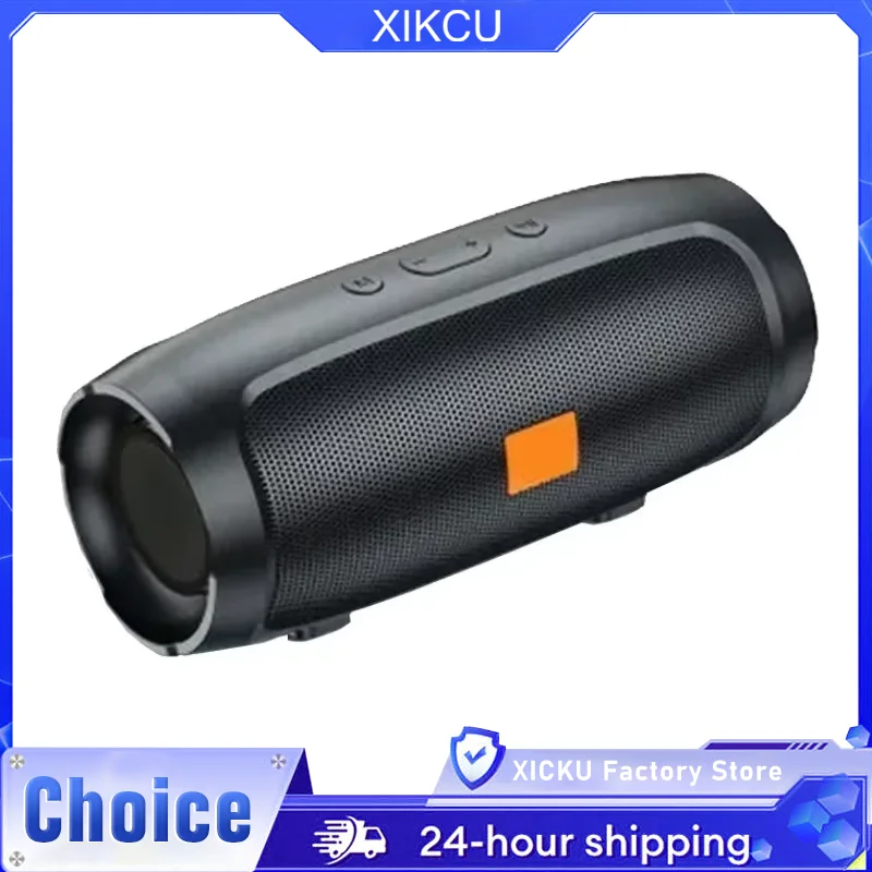 XIKCU double haut-parleur Bluetooth haut-parleur stéréo extérieur Tfusb lecture Fm diffusion vocale caisson de basses Portable 50 haut-parleur sans fil