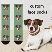 Customized face socks fun DIY personalized photo logo pet long socks Valentine's Day, birthdays, wedding gifts for neutral