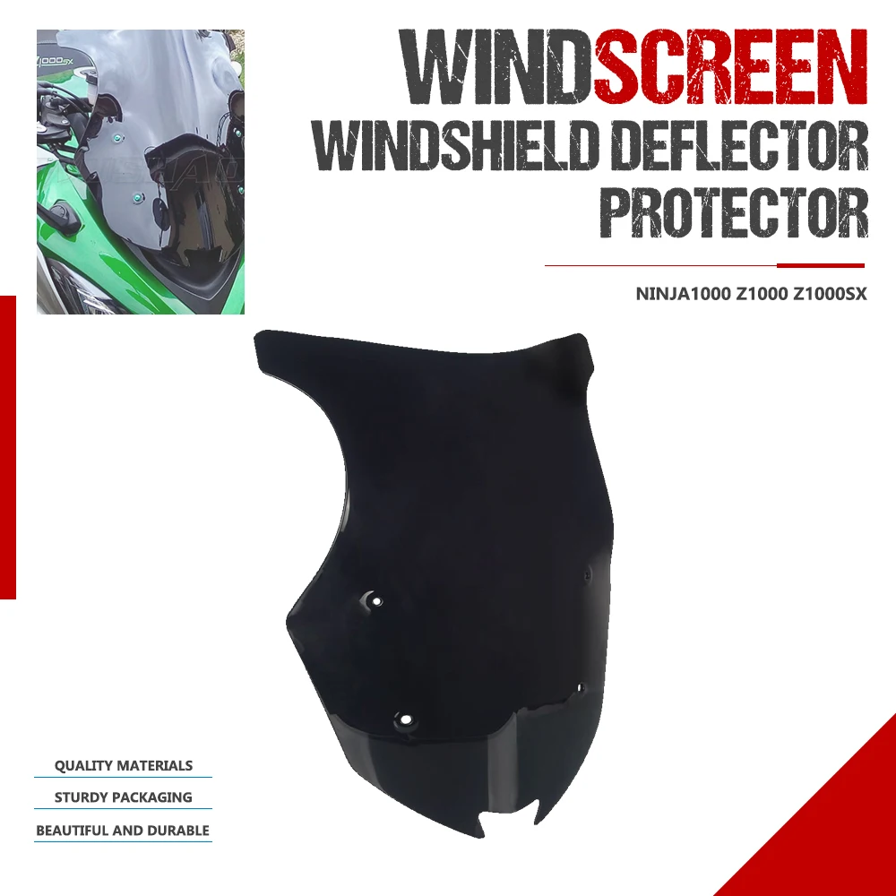 

Motorcycle Windshield Windscreen Wind Screen Shield Deflectors Protector Cover For KAWASAKI Z1000SX Z 1000 SX Z1000 SX 2017-2018