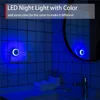 LED Night Light Plug in Dusk To Dawn Smart Sensor Auto Dim Into Wall Night Lamp for Bathroom Hallway Kitchen Stairway Bedroom 5