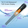 Metal Detector Pinpointer with LCD Display,Handy High Performance Metal Detector Metal Reader in 3 Alarm Modes, IP68 Pinpointer 2