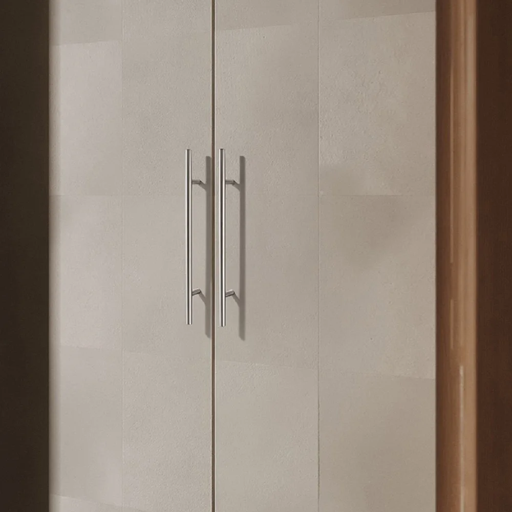 Stainless steel cylindrical furniture handles - الصورة 4