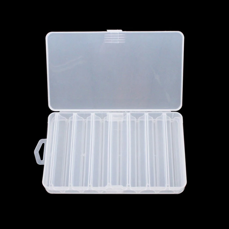 Clear Fishing Lure Box Tackle Box 14 Compartments Organizer