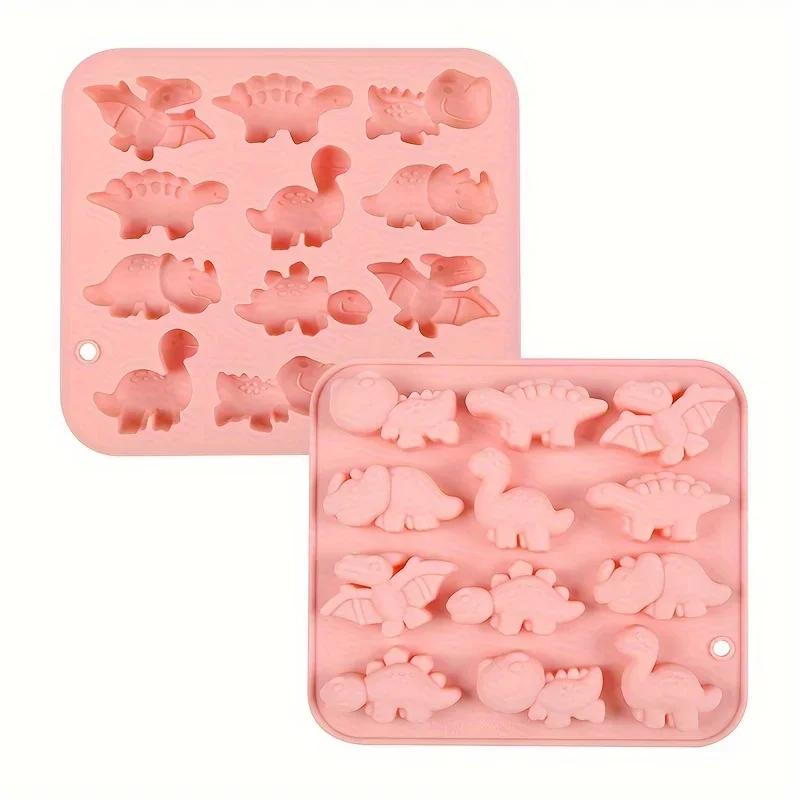 3D Dinosaur Silicone Mold, Cake Moldscute Animal Icing Molds For Kids, Adults Diy Baking Decoration, Easy To Use And Durable