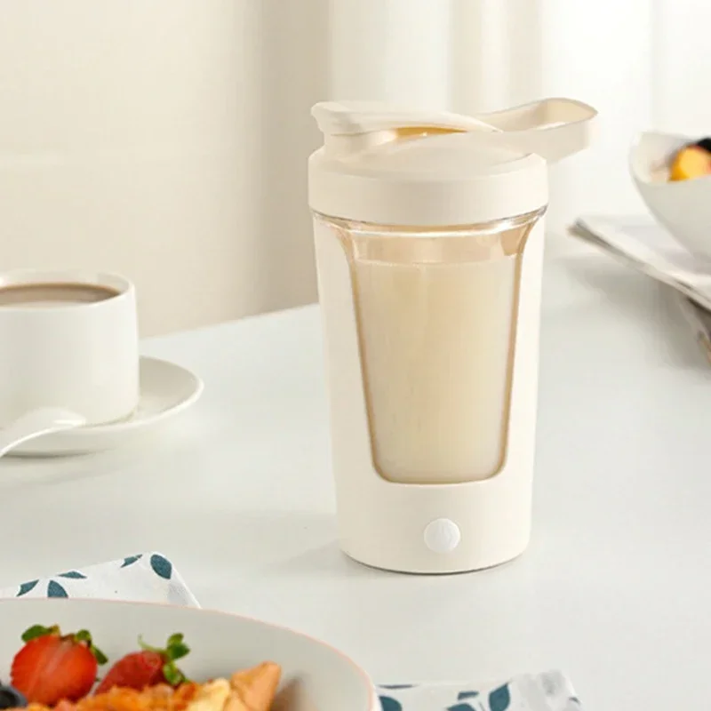 450ML Shaker Protein Bottle Powder Shake Cup Water Bottle Portable Blender Automatic Shaking Cup For Home Outdoor Sports Gym