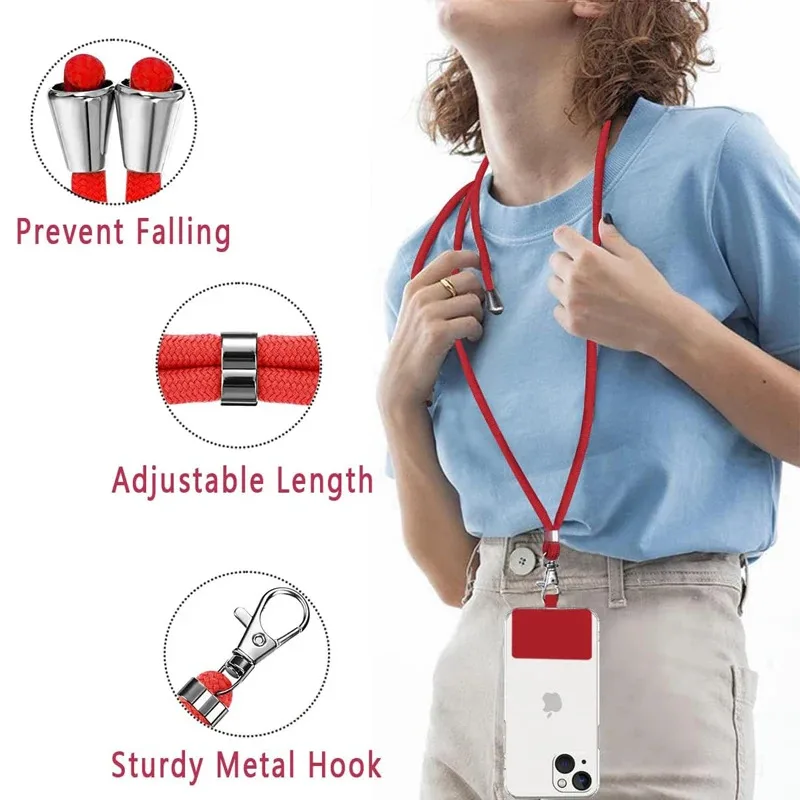Universal Adjustable Phone Lanyard Strap - Anti-Lost Neck Strap