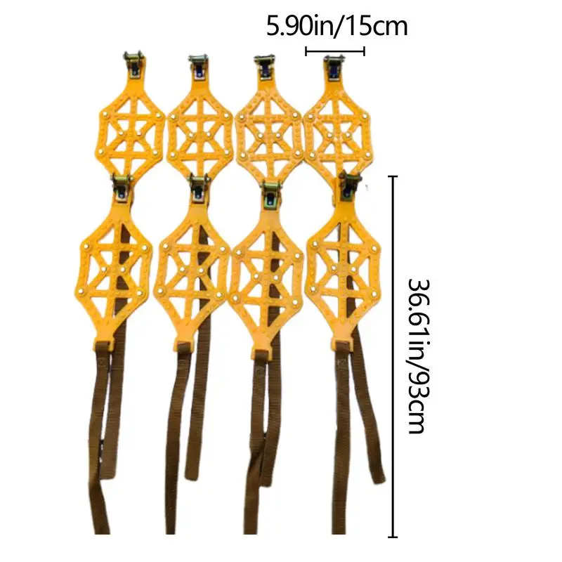 Car Tire Traction Chain Thickening Chains Steel Plate Gear Design Anti Skid Chains For Security Winter Driving Car Truck SUV