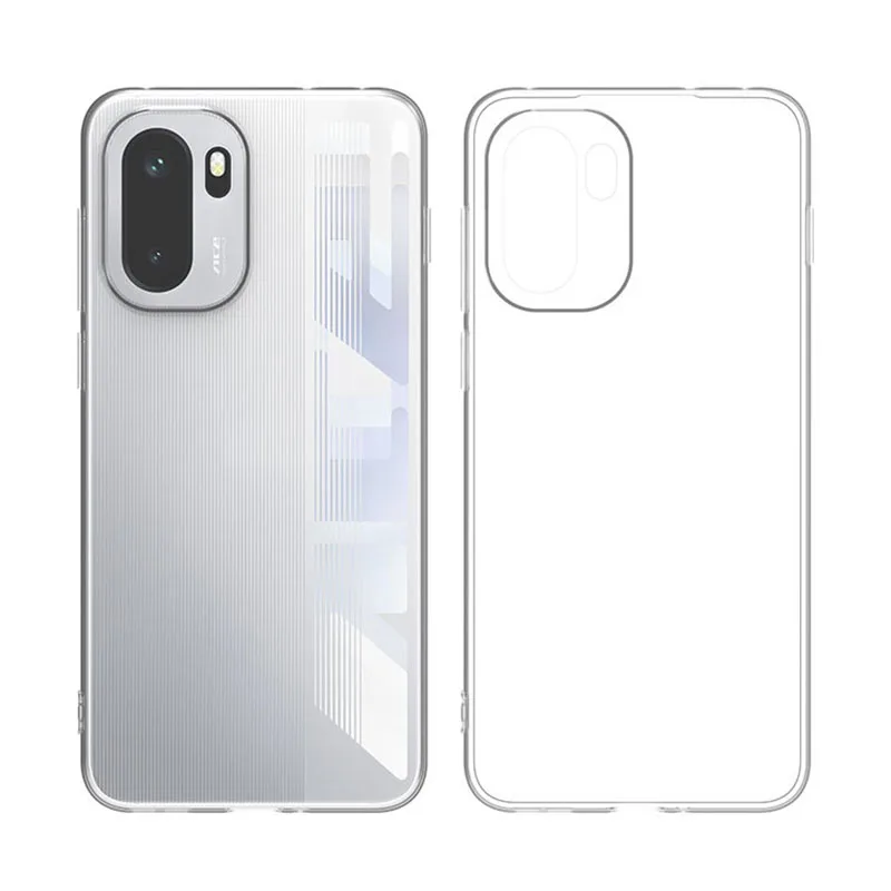 Sleek Slim Soft TPU Clear Transparent Phone Case - Perfect Fit Cover