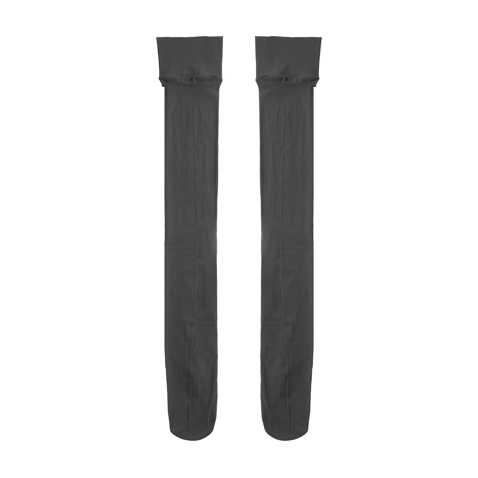 Men Stockings Mens Glossy Stockings Lingerie Nightwear Exotic Socks See-through Thin Shiny Stretchy Sheer Thigh High Socks For Club Pole Dance