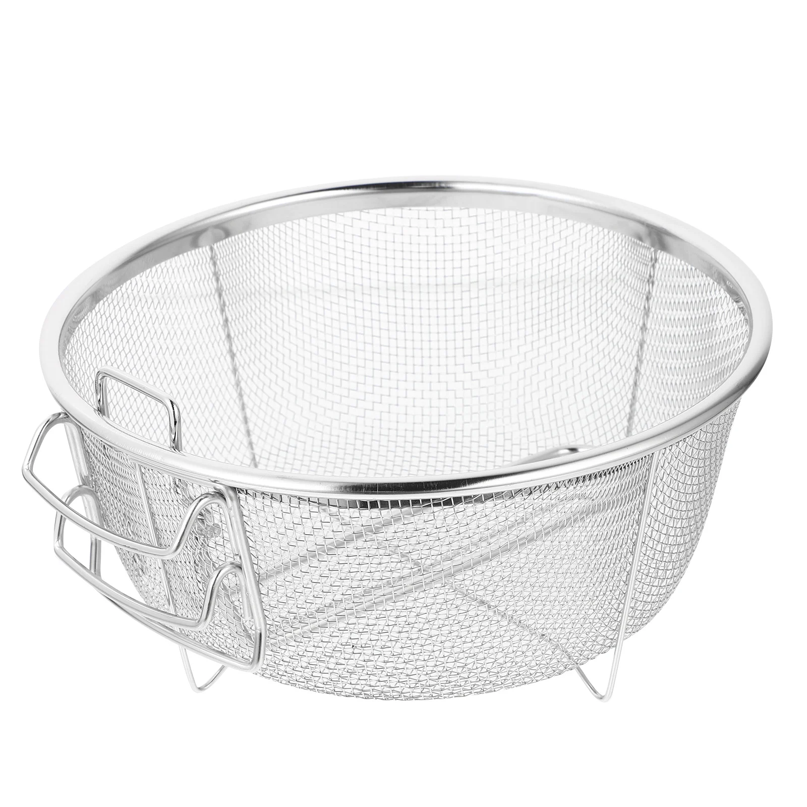 

Steel Round Wire Fry Basket Stainless Steel Frying Basket Strainer Basket Mesh Skimmer Strainer French Fries Chicken