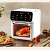220V/12L Double layer visible air fryer Multi-functional oven Large capacity touch screen smart electric oven for home use 1