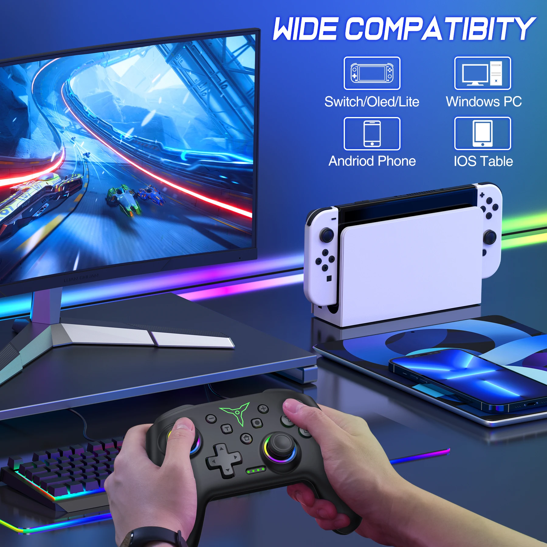 BEBONCOOL   Ʈѷ, ٵ ġ, OLED Ʈ, ȵ̵, ios,   , PC е