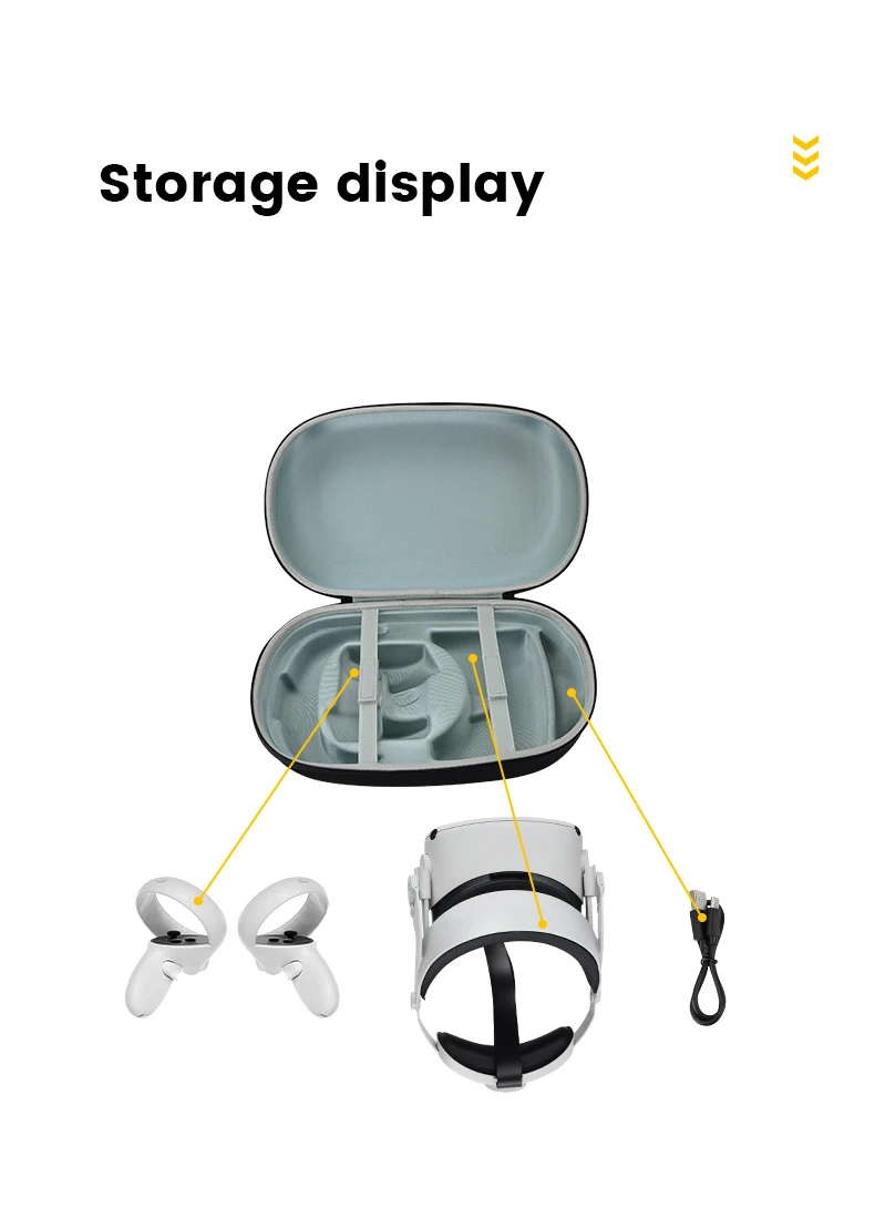 Hard Storage Bag For Oculus Quest 2 BOBOVR F2 M2 Strap Quest 2 VR Carrying Case For Masiken M3 VR Strap Controllers Accessories