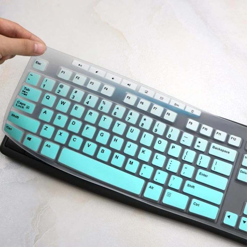 Spill-Proof Silicone Keyboard Cover - Universal Protector for Office, Home, and School