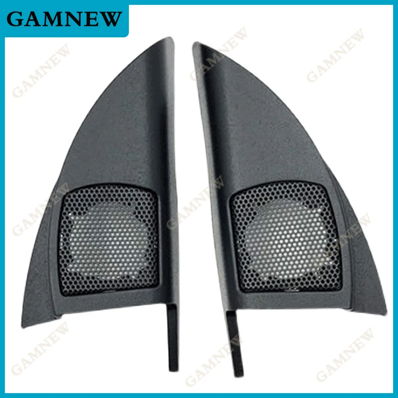 Speaker Tweeter Speaker Empty Box Speaker Protective Cover 2Pcs Car Tweeter Refitting Audio Door Angle Gum Speaker Cover Boxes Mounts For Honda City 2008-2013