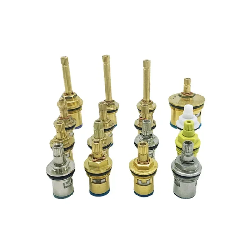 Faucet Cartridge 1PCS Replacement Ceramic Spool Faucets Mixing Spool Valve Water Tap Cartridges for Kitchen Bathroom Faucet Replace Accessories