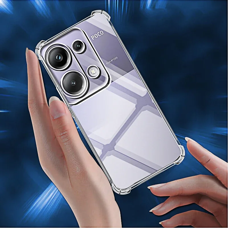 Sleek Transparent Protective Phone Case with Camera Shield