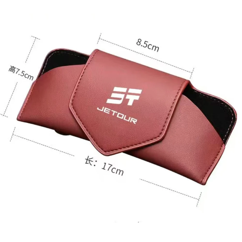 Chery Jetour Traveler T2 2023-2025 자동차 안경 케이스 안경 클립 차양 실내 수정 Ac에 적합한 새로운 고품질 제품