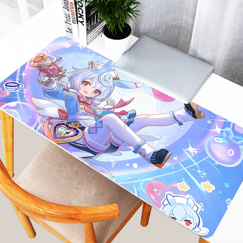 

Sigewinne Genshin ударный коврик для мыши для ноутбука Kawaiii Bunny игровой Расширенный Настольный коврик для ПК игровой кабинет коврик для мыши Аниме игровой коврик для девочек
