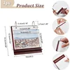 1Set Desktop Photo Album Wood Tabletop Flip Calendar Style Photo Frame Stand Up Scrapbook Album Photo Frame 24 Photo Display 2