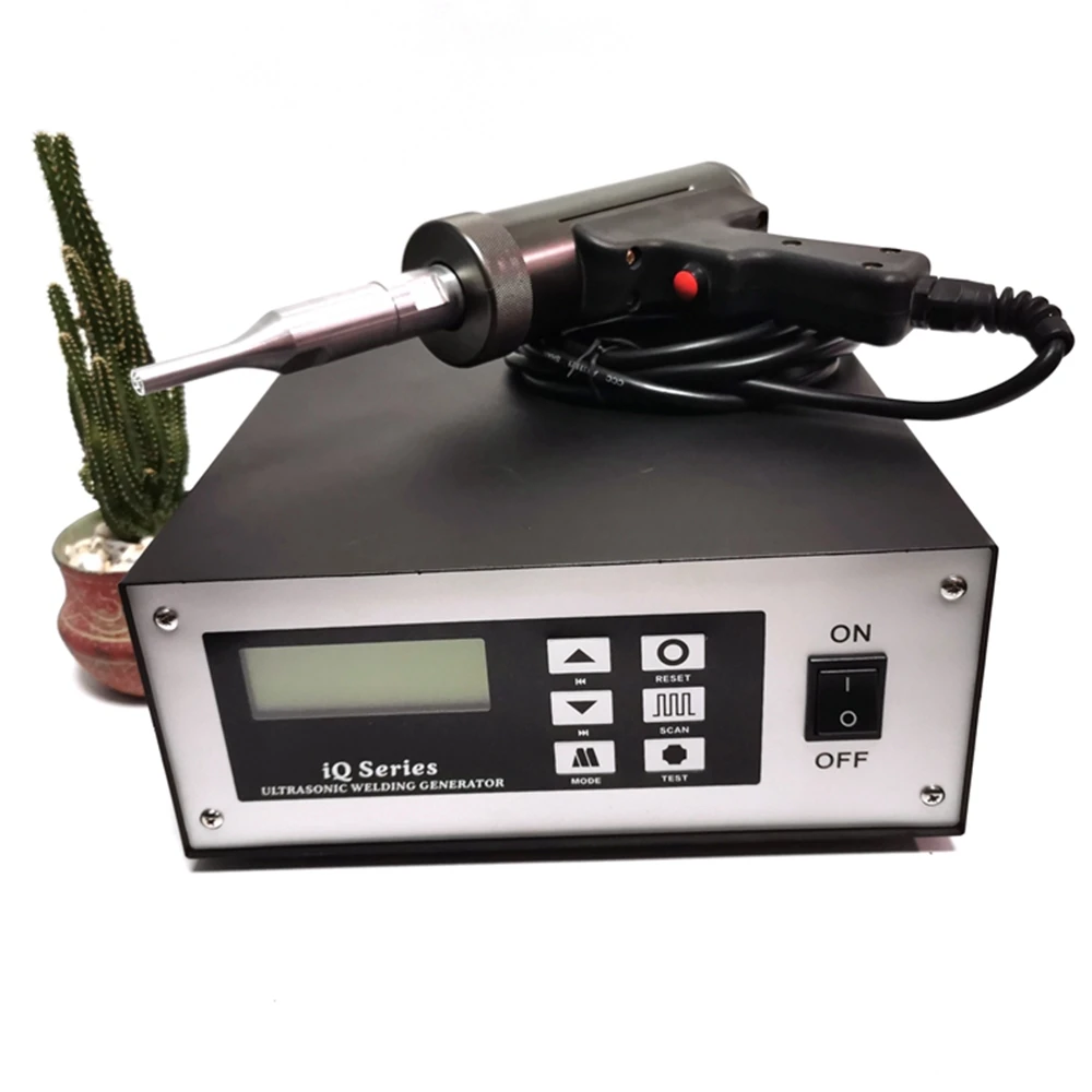 Máquina de soldadura por puntos ultrasónica neumática, semiautomática  neumática ultrasónica máquina de soldadura por puntos con interruptor  portátil