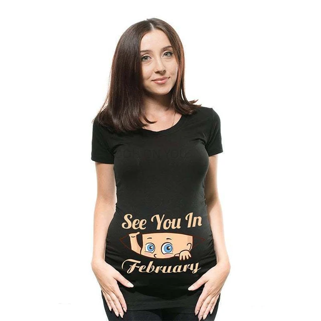 Shirts Funny Pregnant Women  Funny Pregnancy Shirts Women - Funny  January-december - Aliexpress