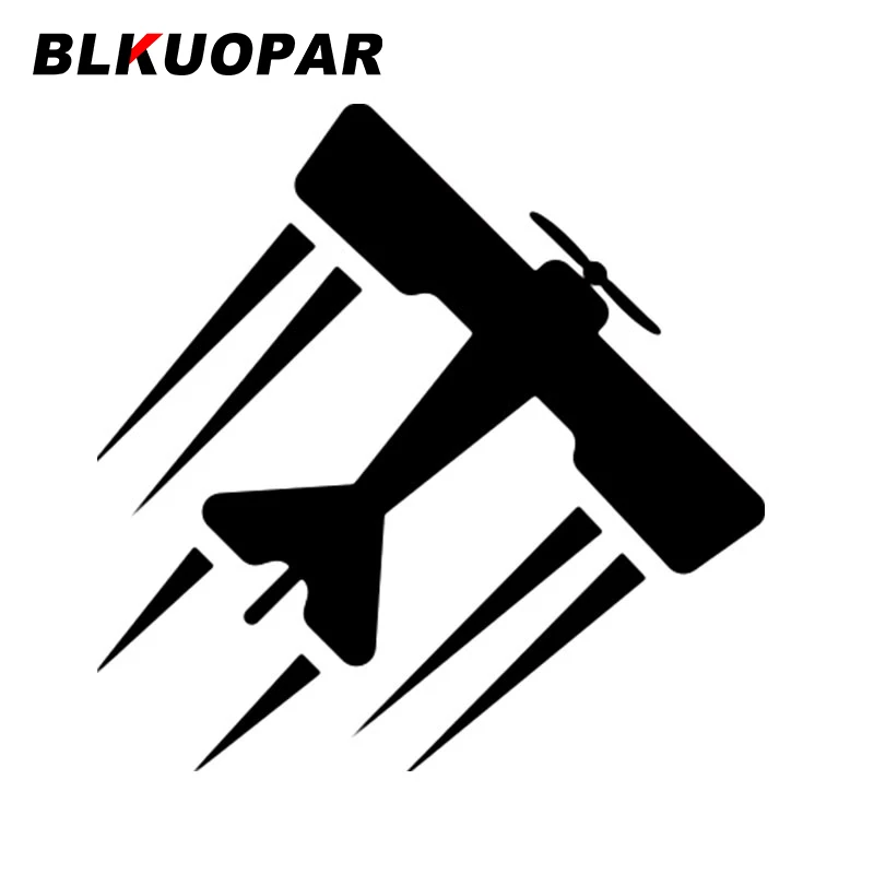 

Забавные водонепроницаемые аниме наклейки на автомобиль BLKUOPAR, летающий самолет, клиптоп, креативный кондиционер, фургон, аксессуары для автомобиля